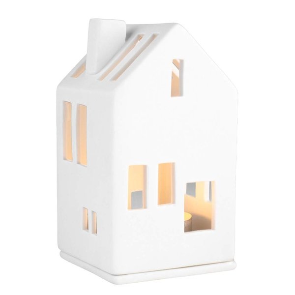 Mini Lichthaus "Wohnhaus" Räder-Design, 6cm x 11cm