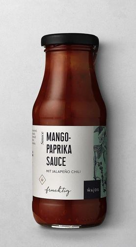Mango-Paprika-Sauce, Wajos, 245ml, vegan