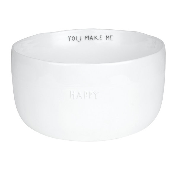 Bowl "you make me happy" Räder-Design, 7,5cm x 13cm