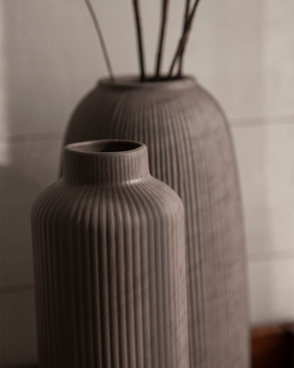 Vase "Adala" Storefactory, brown, 23cm x 8cm