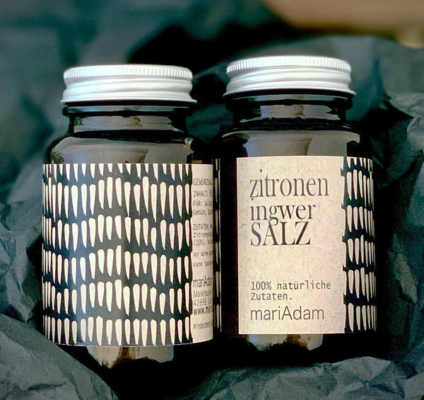 Zitronen-Ingwer-Salz, MariAdamTee, 85gr.
