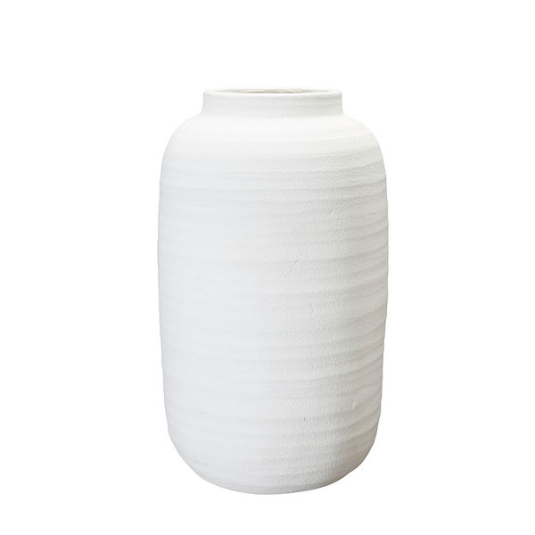 Vase "Alma" weiß matt, 29cm x 49cm