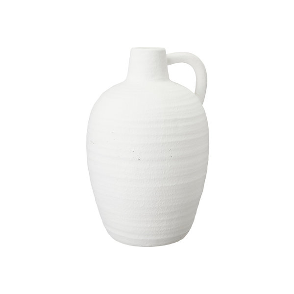 Vase "Hera" matt weiß, 26cm x 42cm