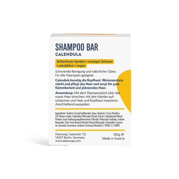 Festes Shampoo "Calendula" 100gr. in der Box