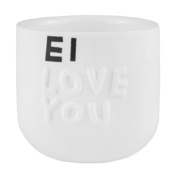 Eierbecher "Ei love you" Räder Design, 5cm