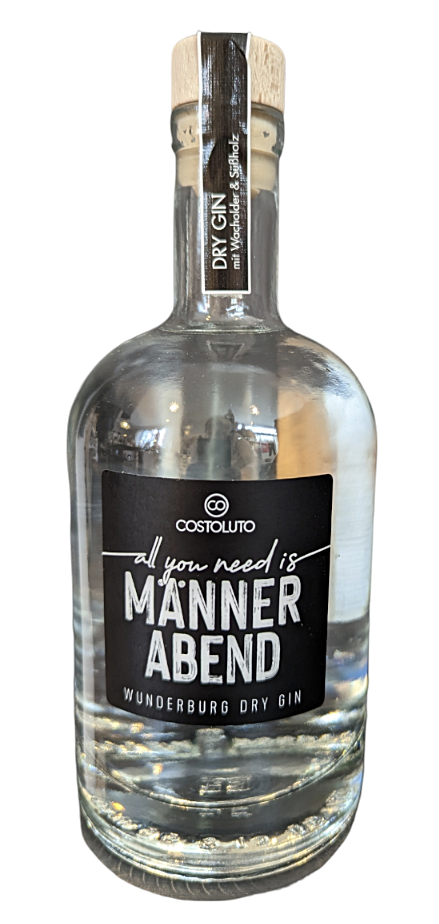 Wunderberg Dry Gin "Männerabend" Costoluto, 500ml