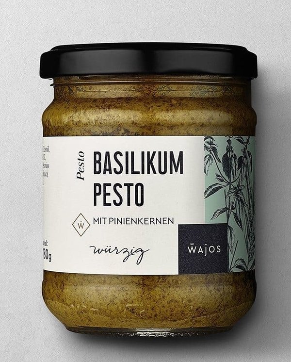 Basilikum-Pesto von Wajos, 180gr.