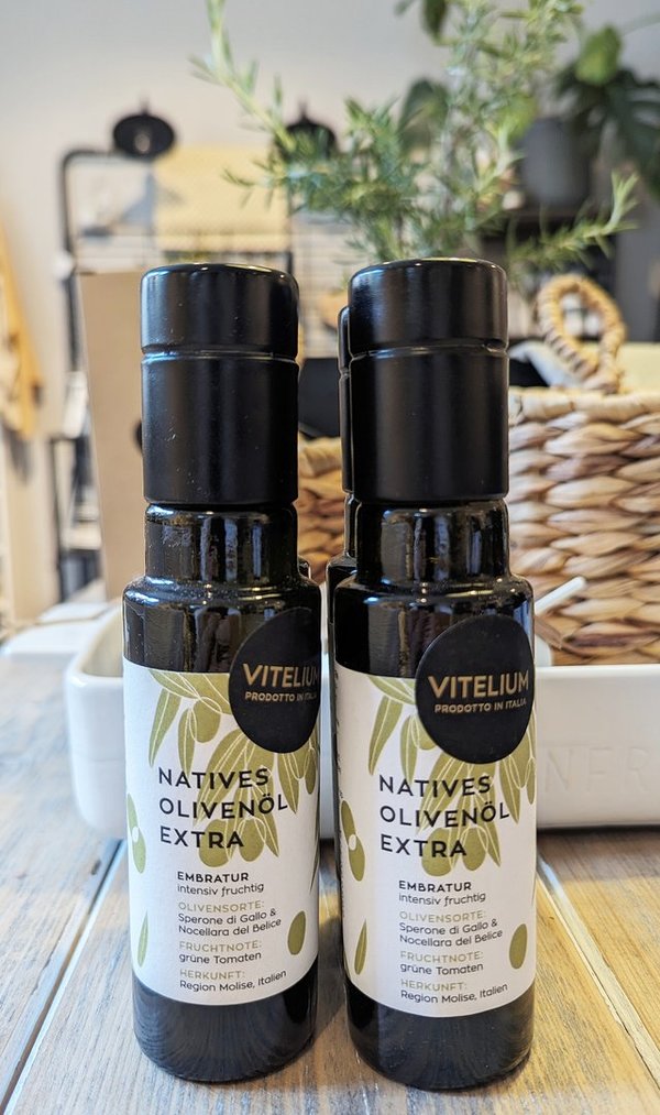 Vitelium natives Olivenöl extra "Empratur", intensiv fruchtig, 100ml