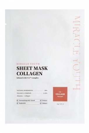 MIRACLE YOUTH SHEET MASK COLLAGEN, 23gr.